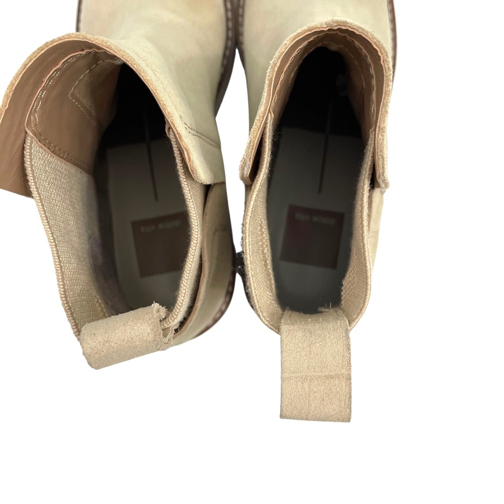 Dolce Vita Huey H20 Wedge Chelsea Booties Size 6 cream tan neutral - Picture 10 of 12